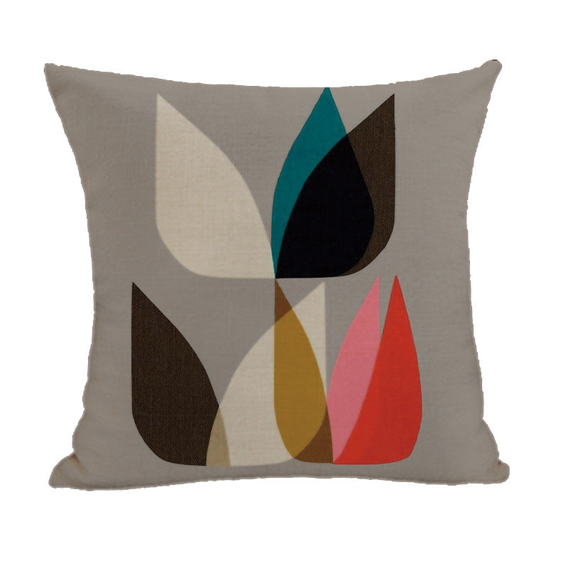 Modern Geometric Abstract Cushion Cover