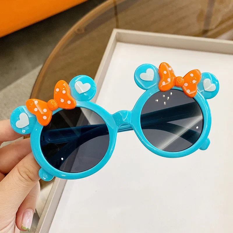 Children Cute Cartoon Sunglasses Boy Girl Outdoor Sun Protection Summer Shades Baby Photography Glasses Eyewear UV400
