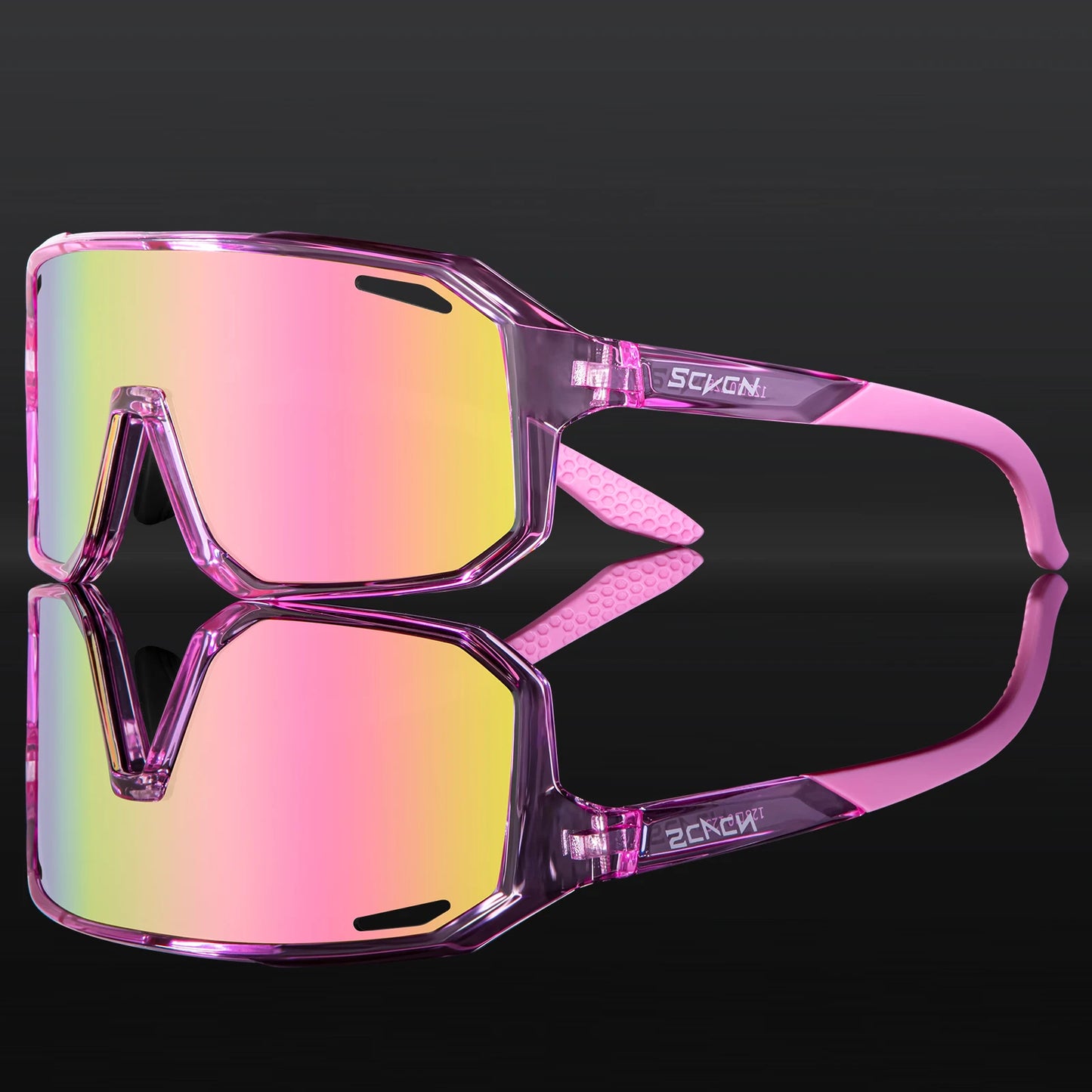 SCVCN Boys Bike Sunglasses Child Cycling Glasses for Kids UV400 Girls Small Size Glasses Fashion Outdoor Sports Protection 2024