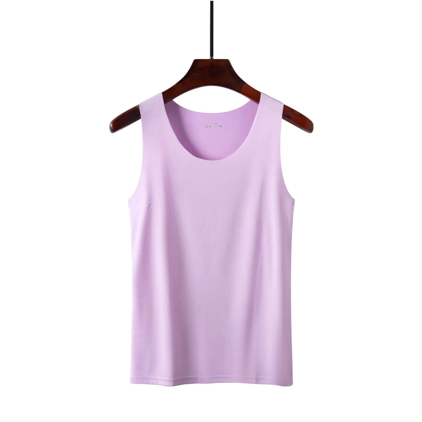 Summer Women Tank Tops Ice Silk Seamless Vest Female Thin Breathable Sleeveless Shirts Slim Camisoles Undershirts Black M-4XL