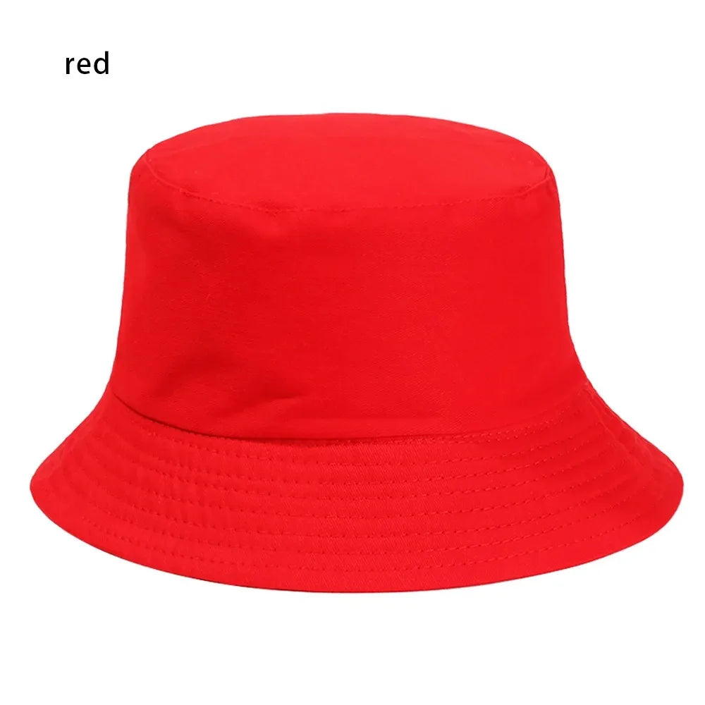 Summer Foldable Bucket Hat Unisex Outdoor Sunscreen Cotton Fishing Hunting Cap Men Basin Chapeau Sun Prevent Hats for Women 2023