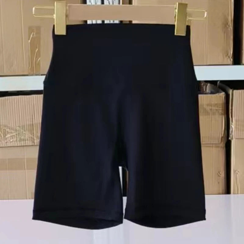 Sexy Solid Color Soft Tight Women Fitness Sport Short High Waist Yoga Short Leggings Cycling Comprehensive Training Jog Athletic