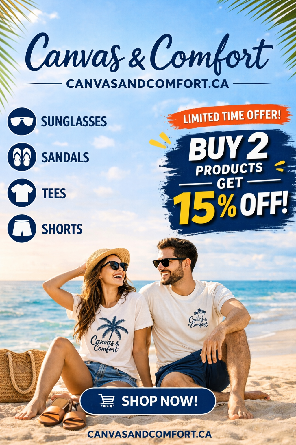 Bring Summer Home with Canvas & Comfort