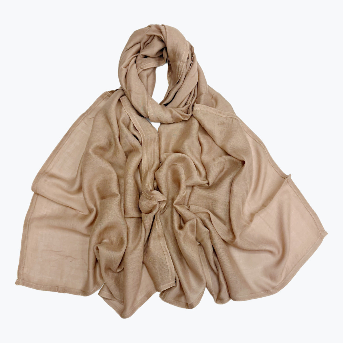 Cross-border Foreign Trade Modal Headscarf Double-Needle Rayon Scarf
