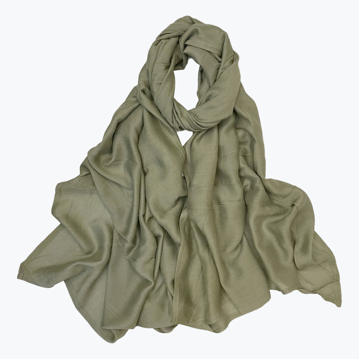 Cross-border Foreign Trade Modal Headscarf Double-Needle Rayon Scarf