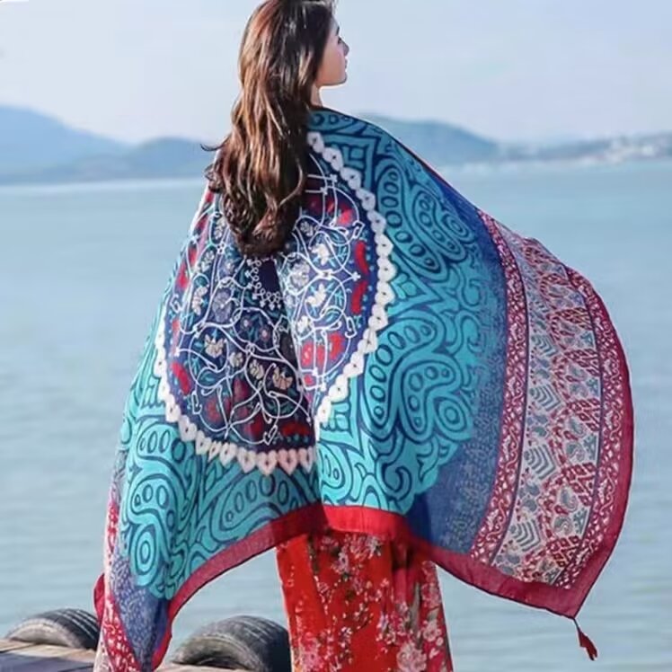 Ethnic-style Dual-use Beach Towel New Arrival