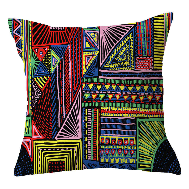 Traditional Geometric Mandala Cushion Cover
