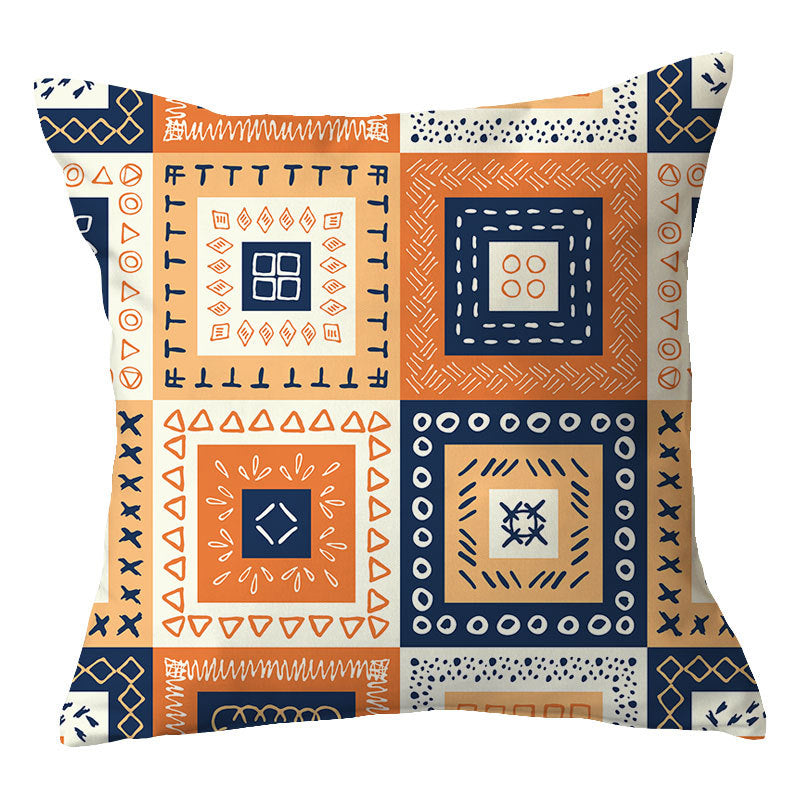 Traditional Geometric Mandala Cushion Cover
