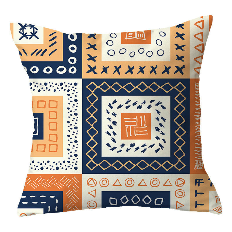 Traditional Geometric Mandala Cushion Cover