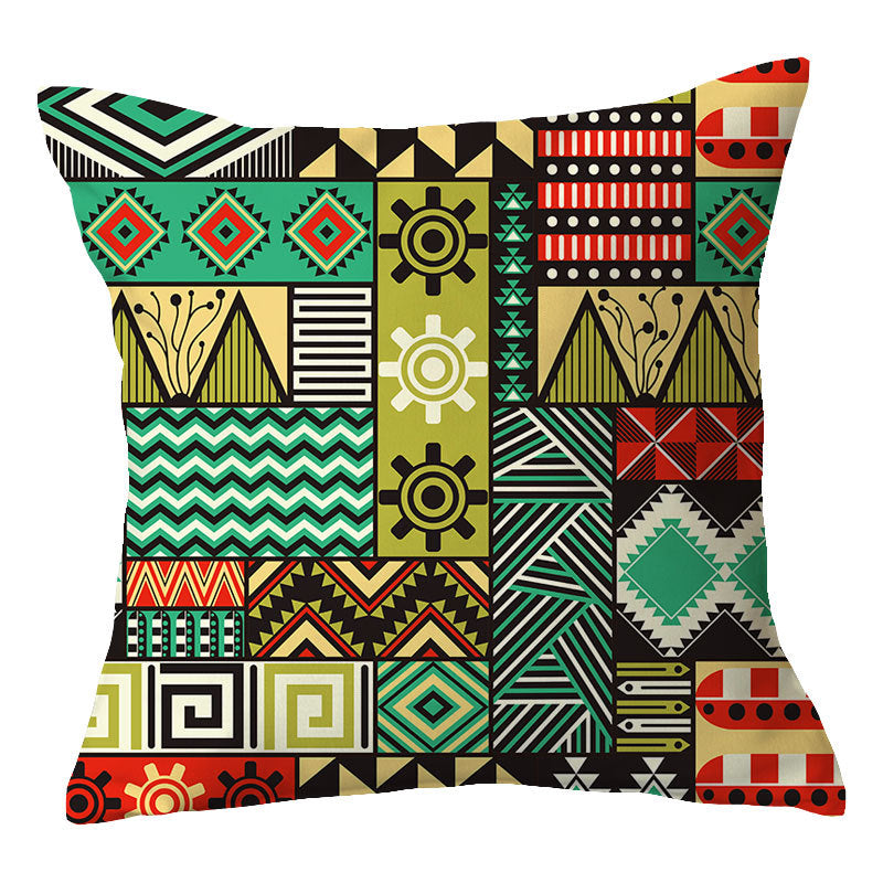 Traditional Geometric Mandala Cushion Cover