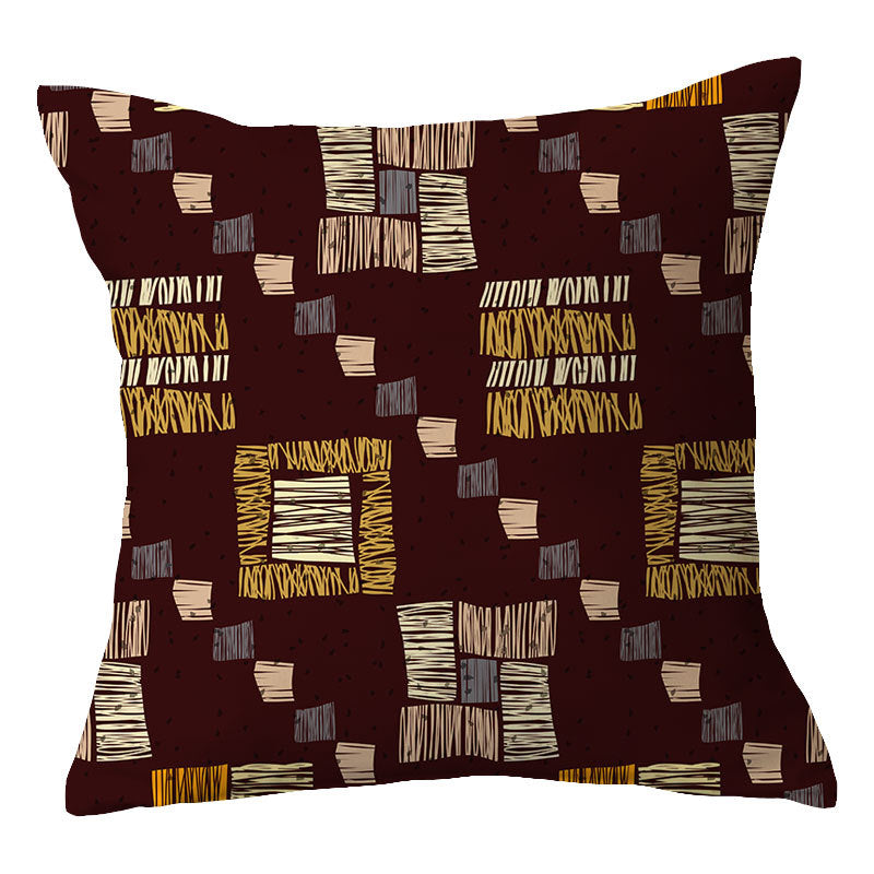 Traditional Geometric Mandala Cushion Cover