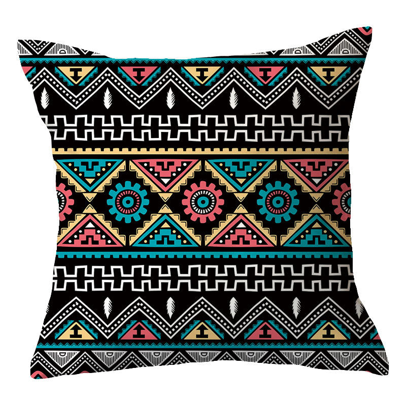 Traditional Geometric Mandala Cushion Cover