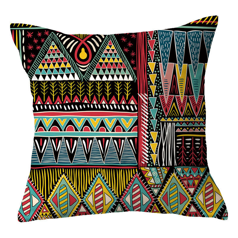 Traditional Geometric Mandala Cushion Cover