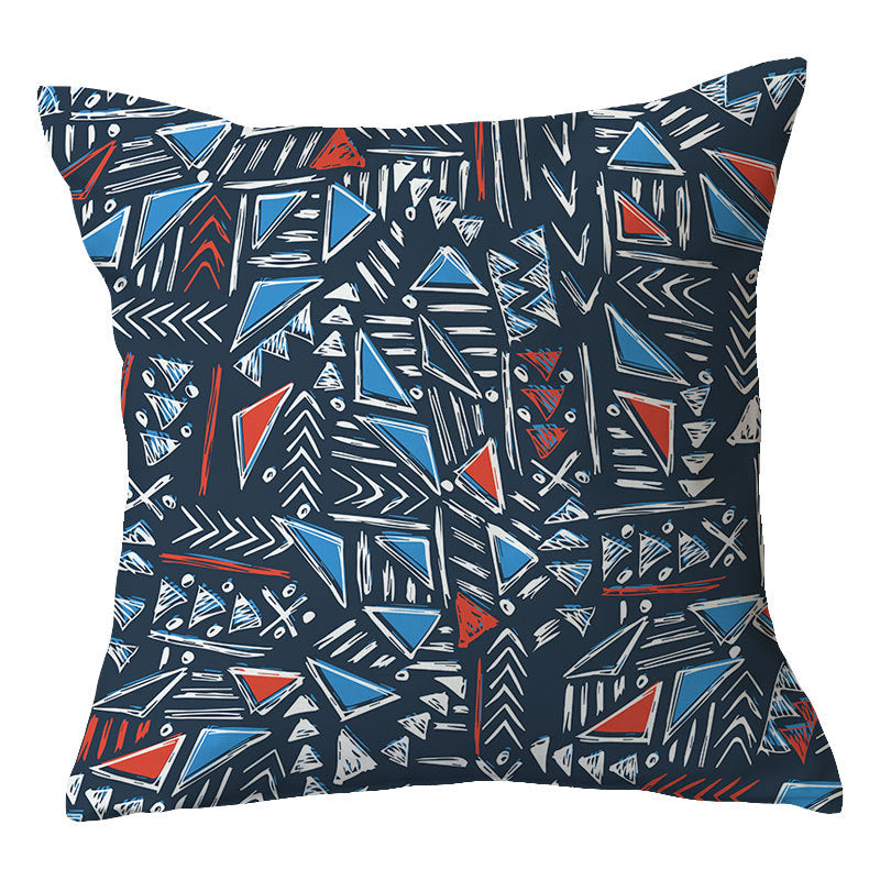 Traditional Geometric Mandala Cushion Cover