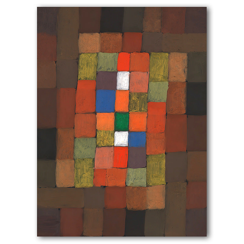 Abstract Urban Geometry Canvas Art