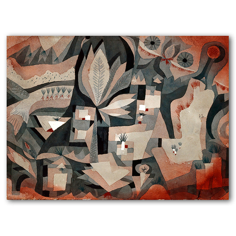 Abstract Urban Geometry Canvas Art