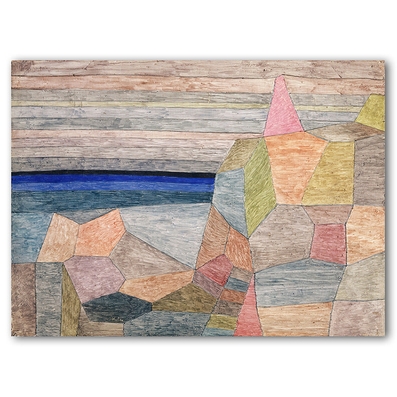 Abstract Urban Geometry Canvas Art