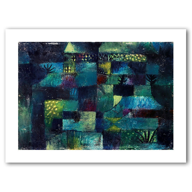 Abstract Urban Geometry Canvas Art