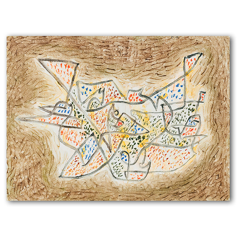 Abstract Urban Geometry Canvas Art