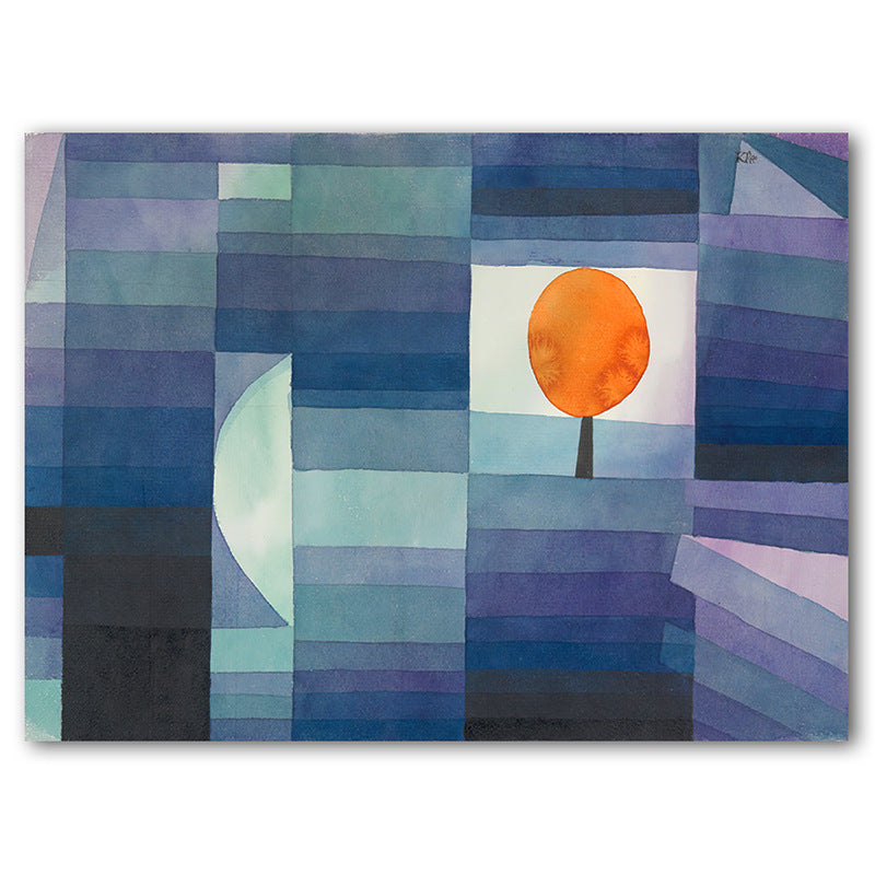 Abstract Urban Geometry Canvas Art