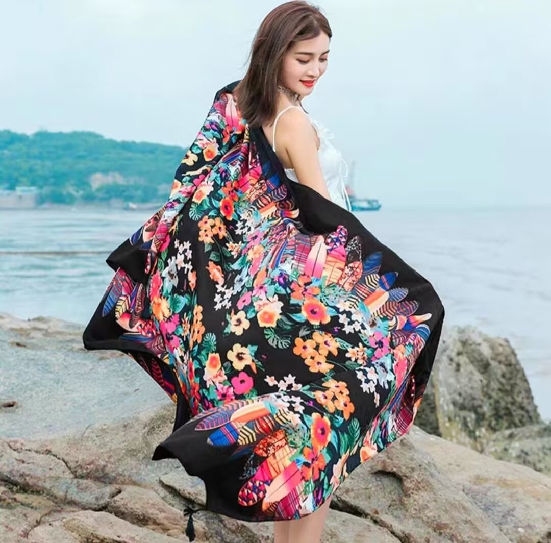 Ethnic-style Dual-use Beach Towel New Arrival