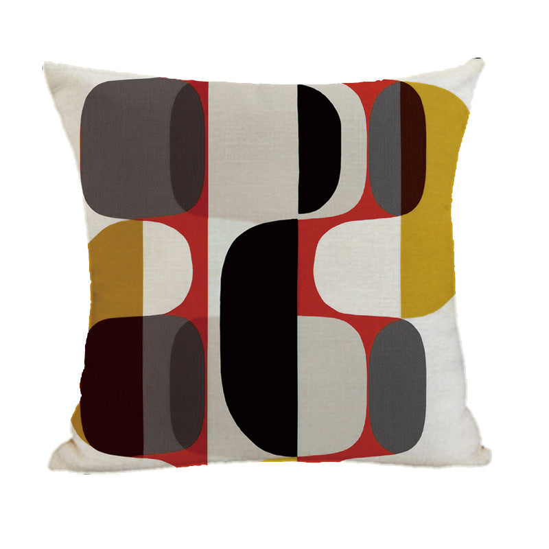 Modern Geometric Abstract Cushion Cover