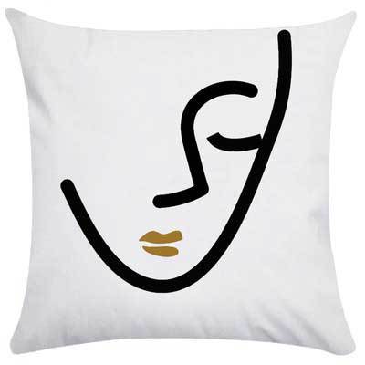 Abstract Wave Pattern Cushion Cover
