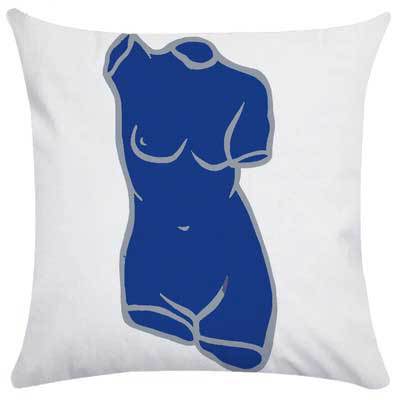 Abstract Wave Pattern Cushion Cover