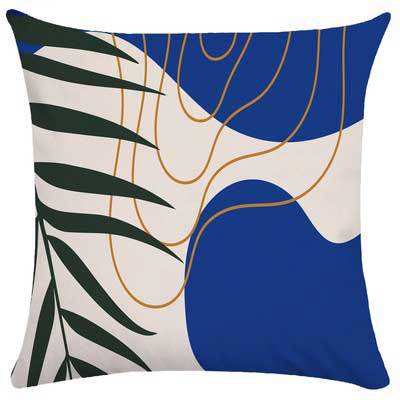 Abstract Wave Pattern Cushion Cover