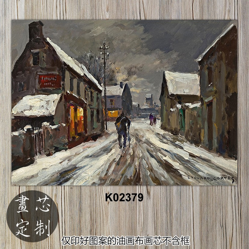 Parisian Street Life Canvas Art