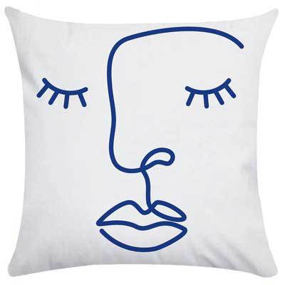 Abstract Wave Pattern Cushion Cover
