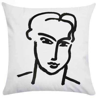 Abstract Wave Pattern Cushion Cover