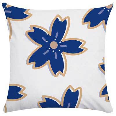 Abstract Wave Pattern Cushion Cover