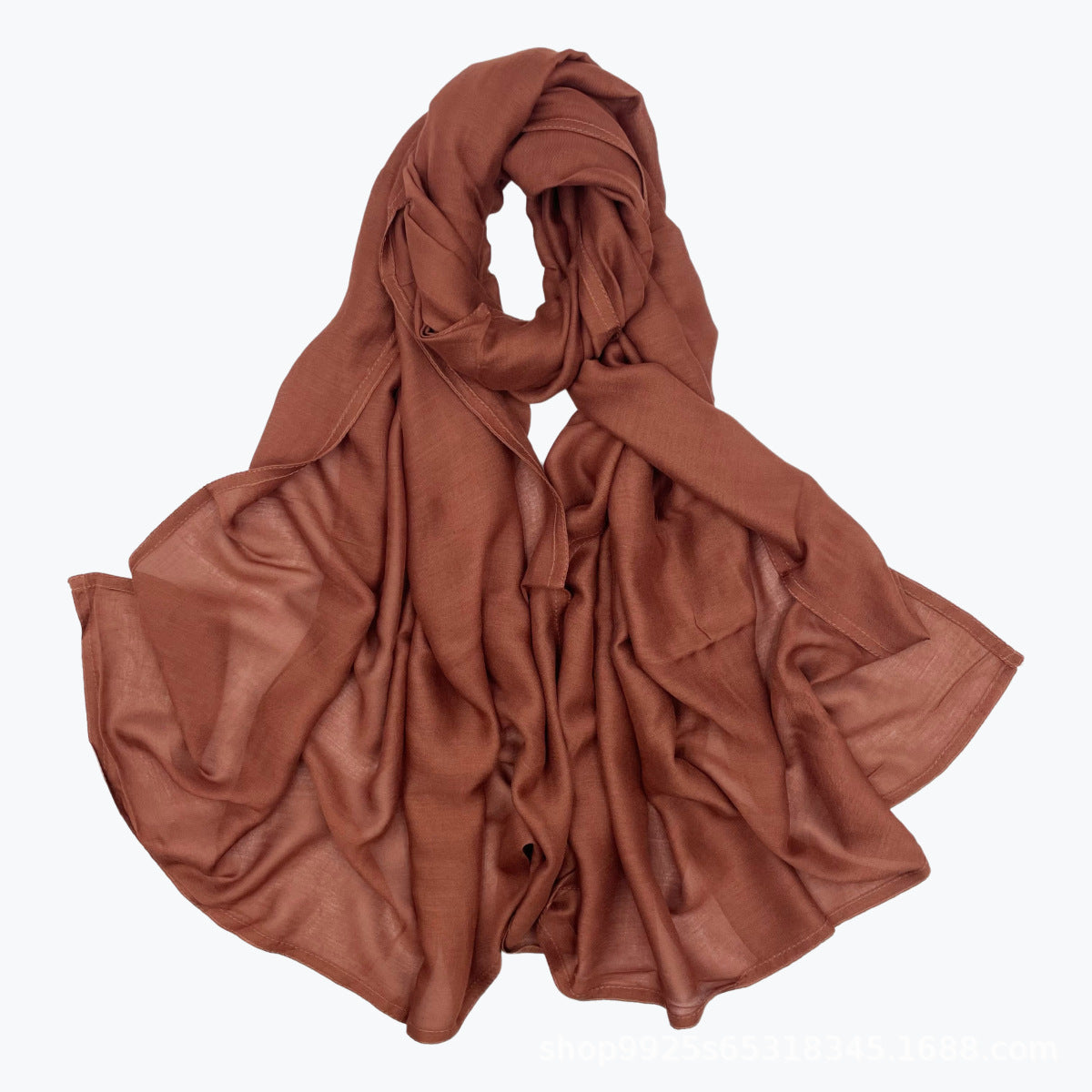 Cross-border Foreign Trade Modal Headscarf Double-Needle Rayon Scarf