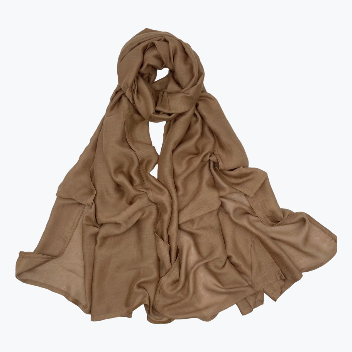 Cross-border Foreign Trade Modal Headscarf Double-Needle Rayon Scarf