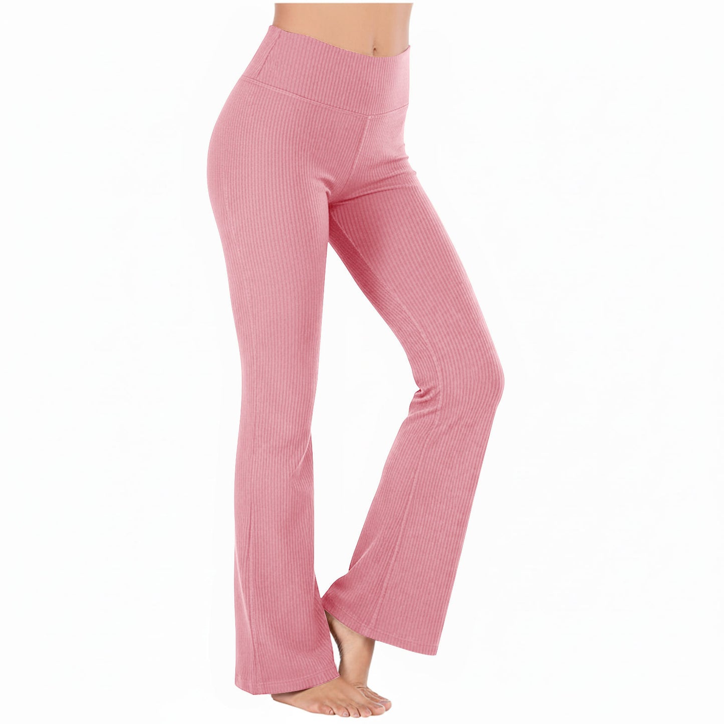 Slimming High-waisted Hip-lifting Wide-leg Pants For Running