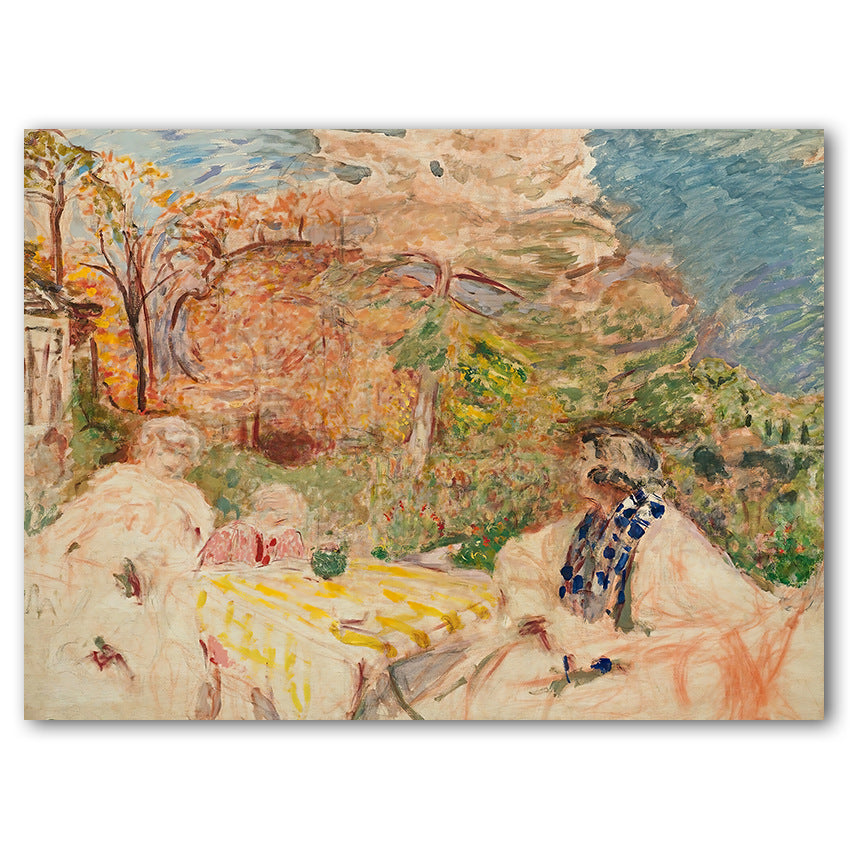Quiet Countryside Courtyard Canvas Art