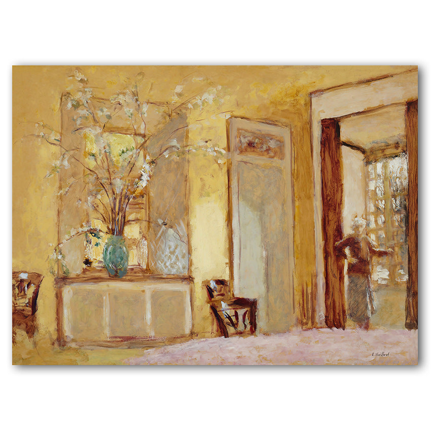 Quiet Countryside Courtyard Canvas Art