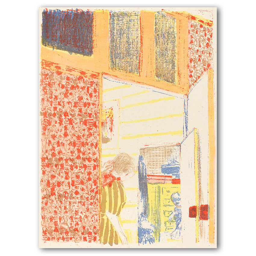 Quiet Countryside Courtyard Canvas Art