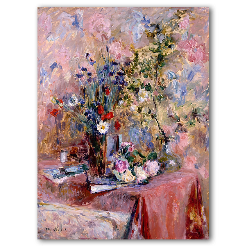Quiet Countryside Courtyard Canvas Art