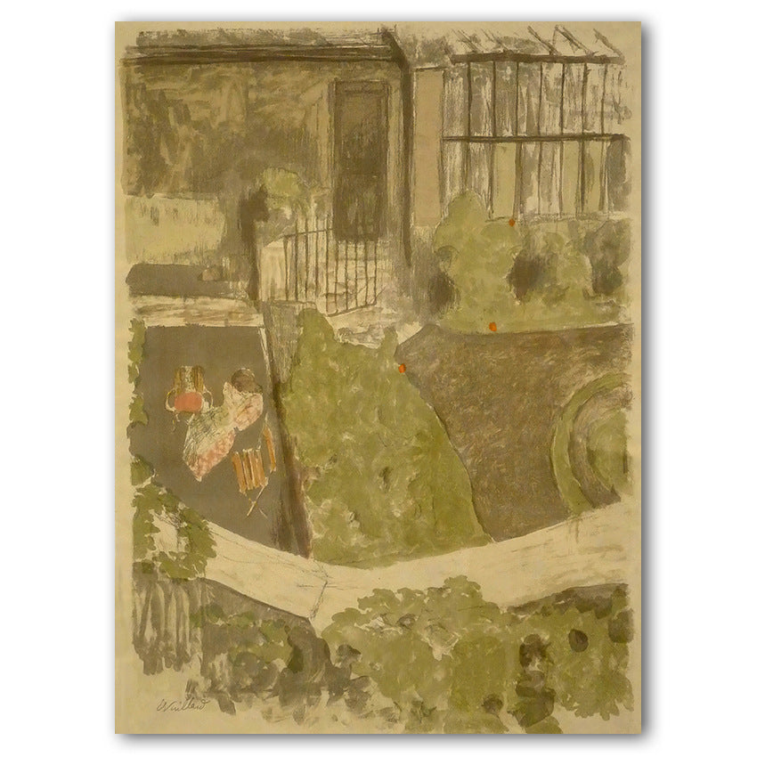 Quiet Countryside Courtyard Canvas Art