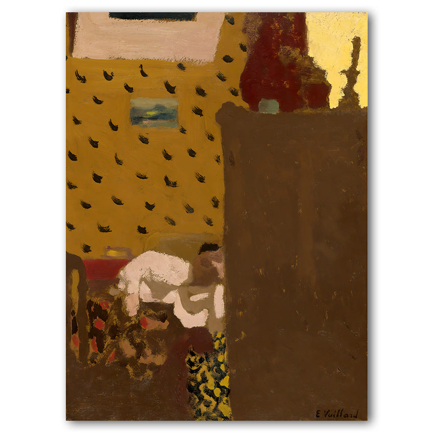 Quiet Countryside Courtyard Canvas Art
