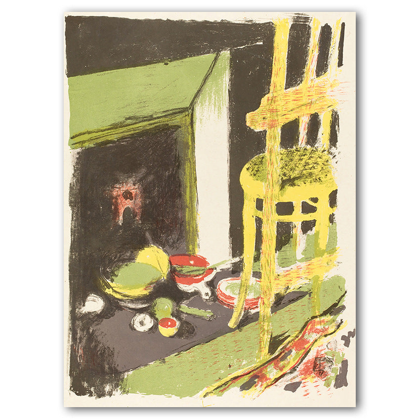 Quiet Countryside Courtyard Canvas Art