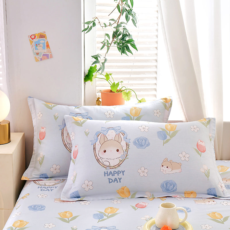 Pair Of Pure Cotton Pillowcases