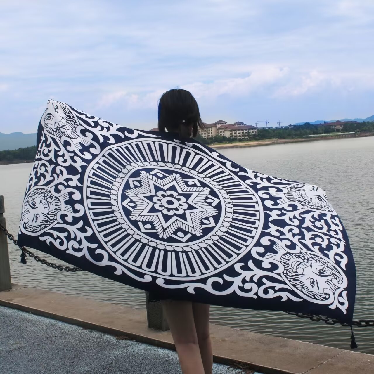 Ethnic-style Dual-use Beach Towel New Arrival
