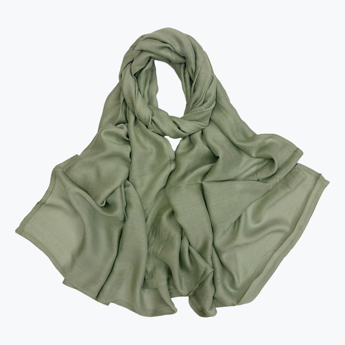 Cross-border Foreign Trade Modal Headscarf Double-Needle Rayon Scarf