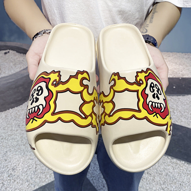 One Word Slippers Coconut Slippers Leaves  Trend Sandals
