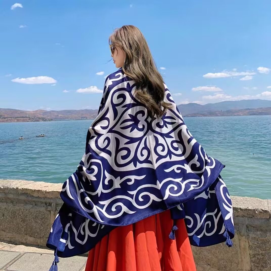 Ethnic-style Dual-use Beach Towel New Arrival