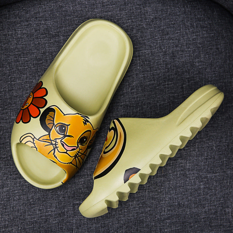 One Word Slippers Coconut Slippers Leaves  Trend Sandals
