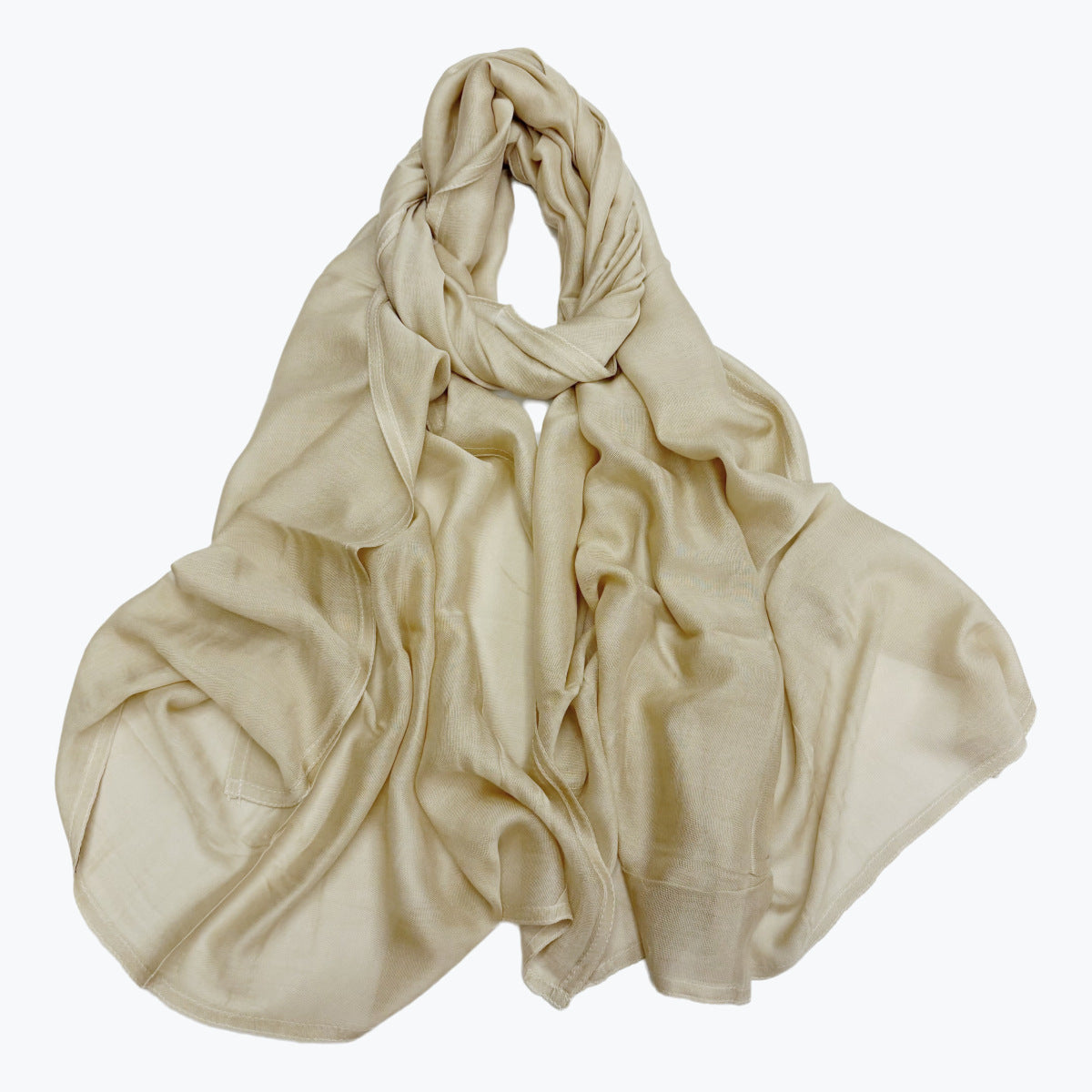 Cross-border Foreign Trade Modal Headscarf Double-Needle Rayon Scarf